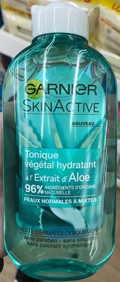 SkinActive Tonique végétal hydratant à l'extrait d'aloe