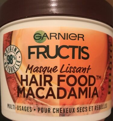 Masque lissant hair food macadamia