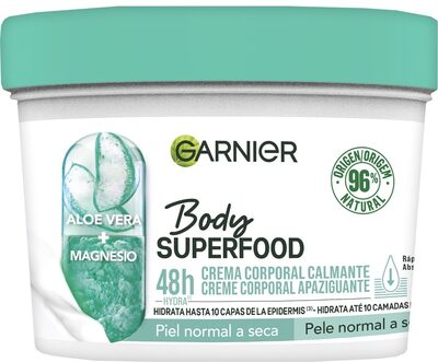 Body Superfood crema corporal calmante con aloe vera