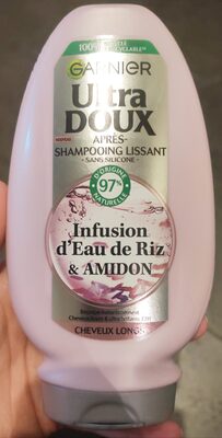 Après shampooing sans silicone infusion d'eau de riz et amidon