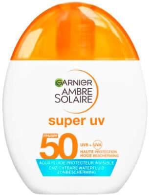Garnier Ambre Solair Super Uv SPF50 Onzichtbare Waterfluid Zonbescherming