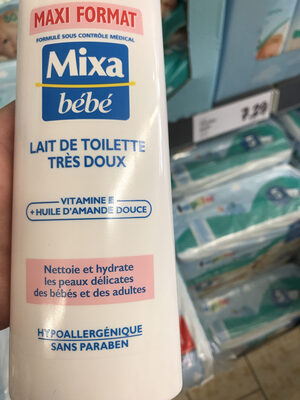 Mixa bébé, Lait de toilette très doux, Maxi format