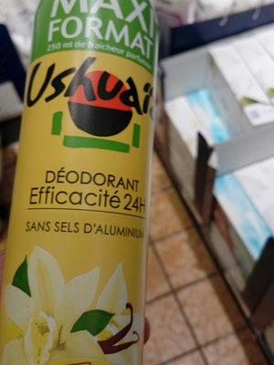 Ushuaia déodorant efficacité 24 h