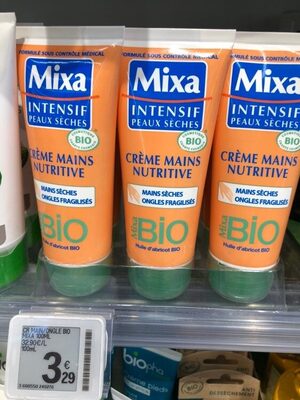 Crème mains nutritive, mains sèches ongles fragilisés, huile d'abricot.