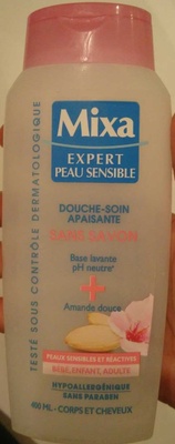 Douche-soin apaisante sans savon