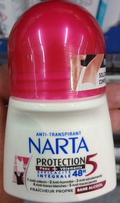 Anti-transpirant Protection 5 Peau + Vêtements 