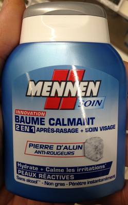 Baume calmant 2 en 1 après rasage + soin visage