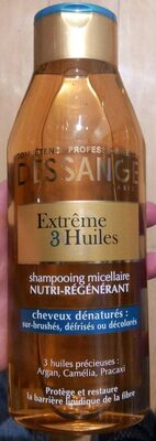 Shampooing micellaire nutri-regénérant cheveux dénaturés