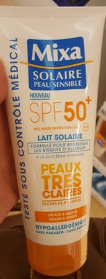 Lait Solaire SPF 50+ Peaux très claires