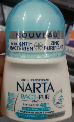 Anti-Transpirant Bacti-Pur Zinc Fraîcheur saine 48H