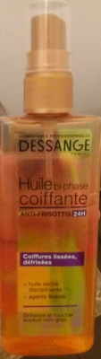 Huile bi-phase coiffante anti-frisottis 24H