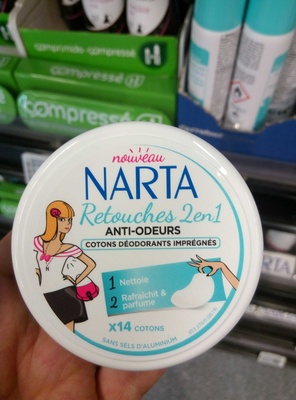 Retouches 2 en 1 anti odeurs