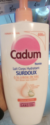 Lait corps hydratant surdoux à la crème de talc