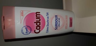Crème douche au talc