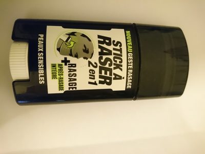 Stick à raser 2 en 1, peaux sensibles