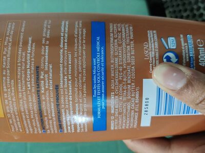 Lait corps nutritif satinant