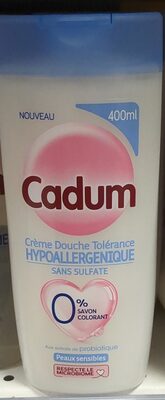 Crème douche tolérance hypoallergenique