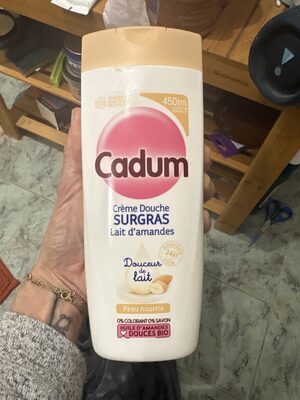 Crème douche surgras lait d'amandes