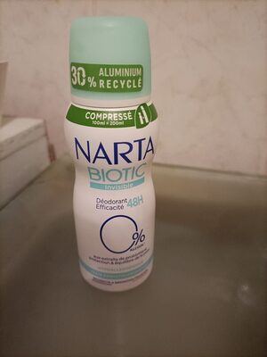Déodorant biotic invisible