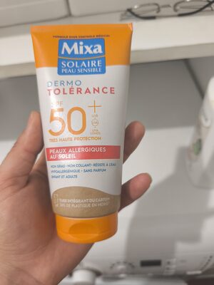 Dermo tolérance spf 50+
