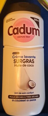 crème lavante huile de coco