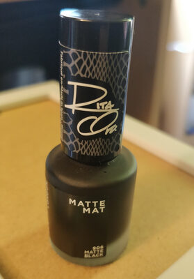Rimmel London 906 Matte Black Nail-polish