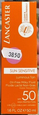 Fluide lacté non-gras SPF 50 Sun Sensitive