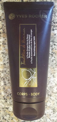 Tradition de Hammam, Baume nourrisant à l'huile d'argan bio du Maroc et à l'huile essentielle bio de fleur d'oranger