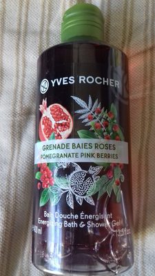 bain douche énergisant grenade baies roses