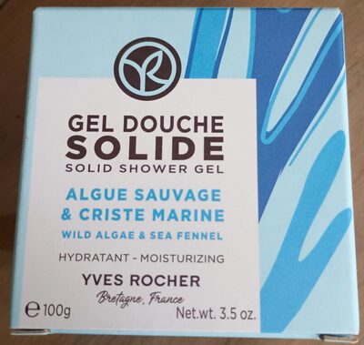 Gel douche solide algue sauvage & criste marine