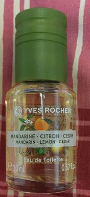 Eau de toilette mandarine citron cèdre