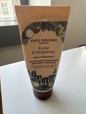 Baume mains réparateur karité & bergamote
