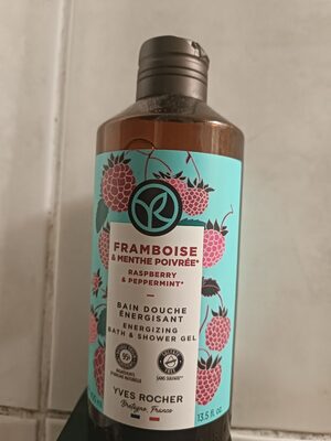 Bain douche énergisant framboise