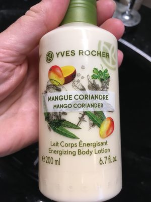 Lait Corps énergisant mangue ciriandre