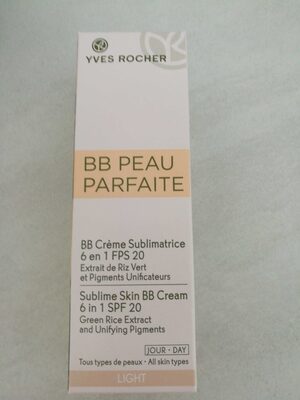 Bb peau parfaite crème sublimatrice