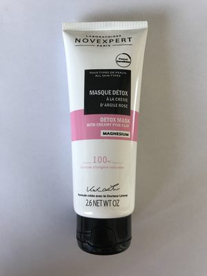 Masque détox à la crème d’argile rose