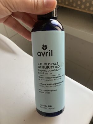 eau florale de bleuet bio