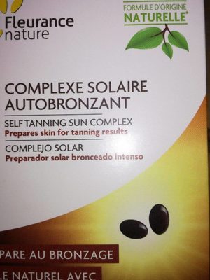Complexe solaire autobronzant