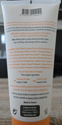 Lait corps hydratant beurre de karité