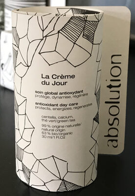 La crème de jour