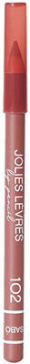 Vivienne Sabo Jolies Levres Dudak Kalemi 102 Rose Nude - Precise Definition & Long-Lasting Wear