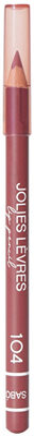 Vivienne Sabo Jolies Levres Dudak Kalemi 104 Light Brown - Precise Definition & Long-Lasting Wear