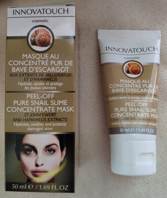 masque au concentré pur de bave d'escargot