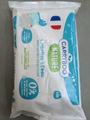 Lingettes à l'eau