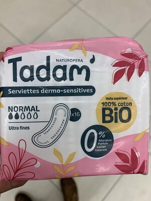 Serviettes hygiéniques Tadam