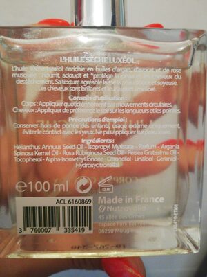 L'huile sèche