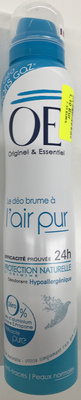 Le déo brume à l'air pur