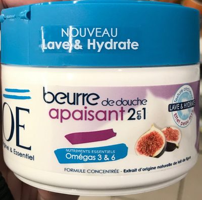 Beurre de douche apaisant 2 en 1 au lait de figue