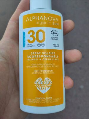 alphanova organic sun 30