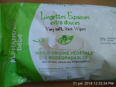 Lingettes épaisses extra douces